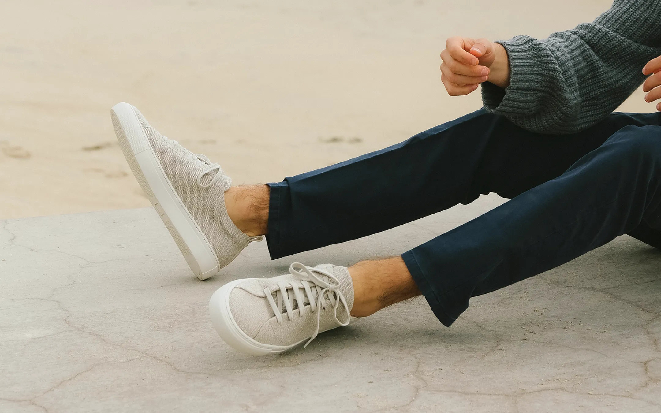Organic Hemp Sneakers - O71SM - La Havana Natural