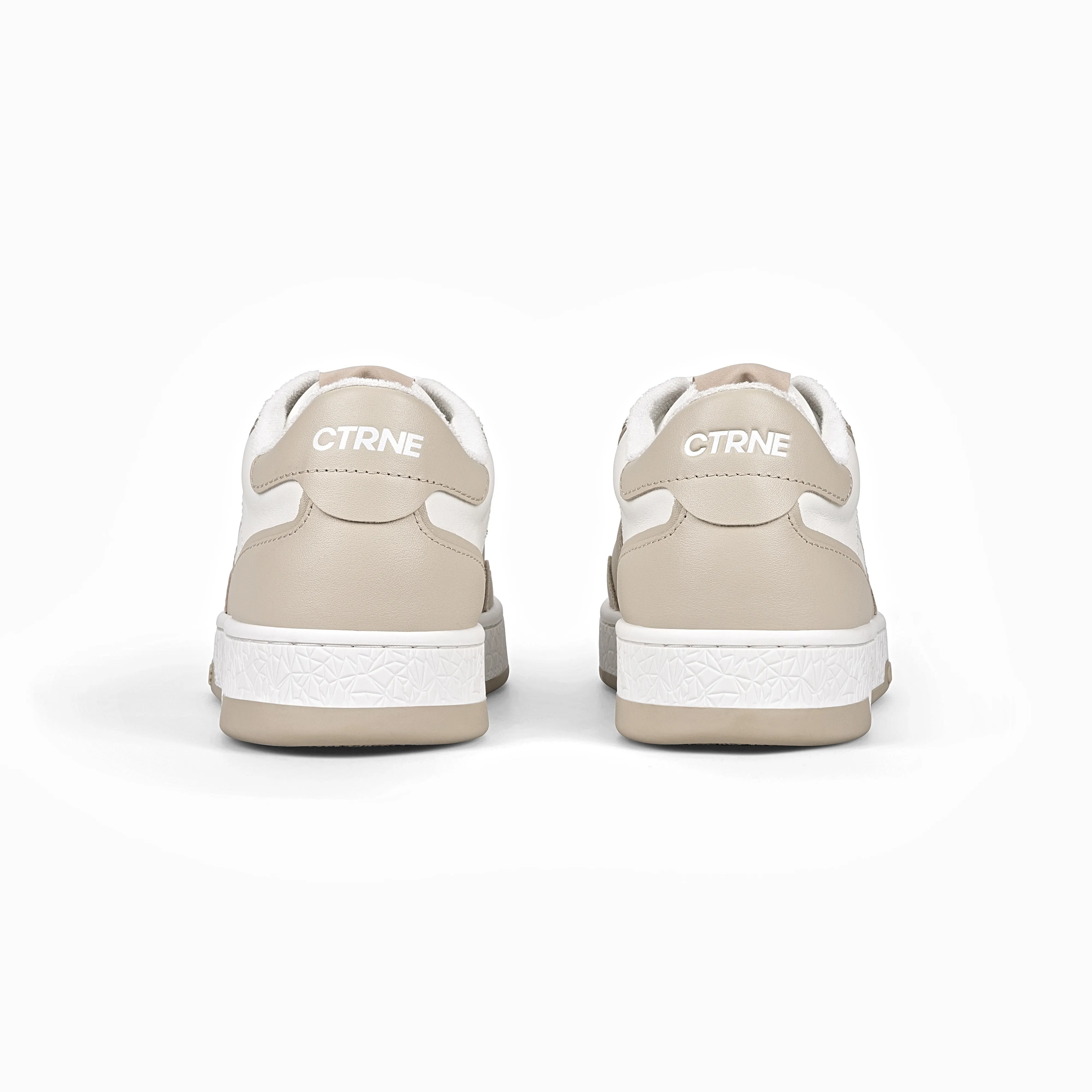Orgonite Manifest Sneaker in White/Beige/Leather Ladies