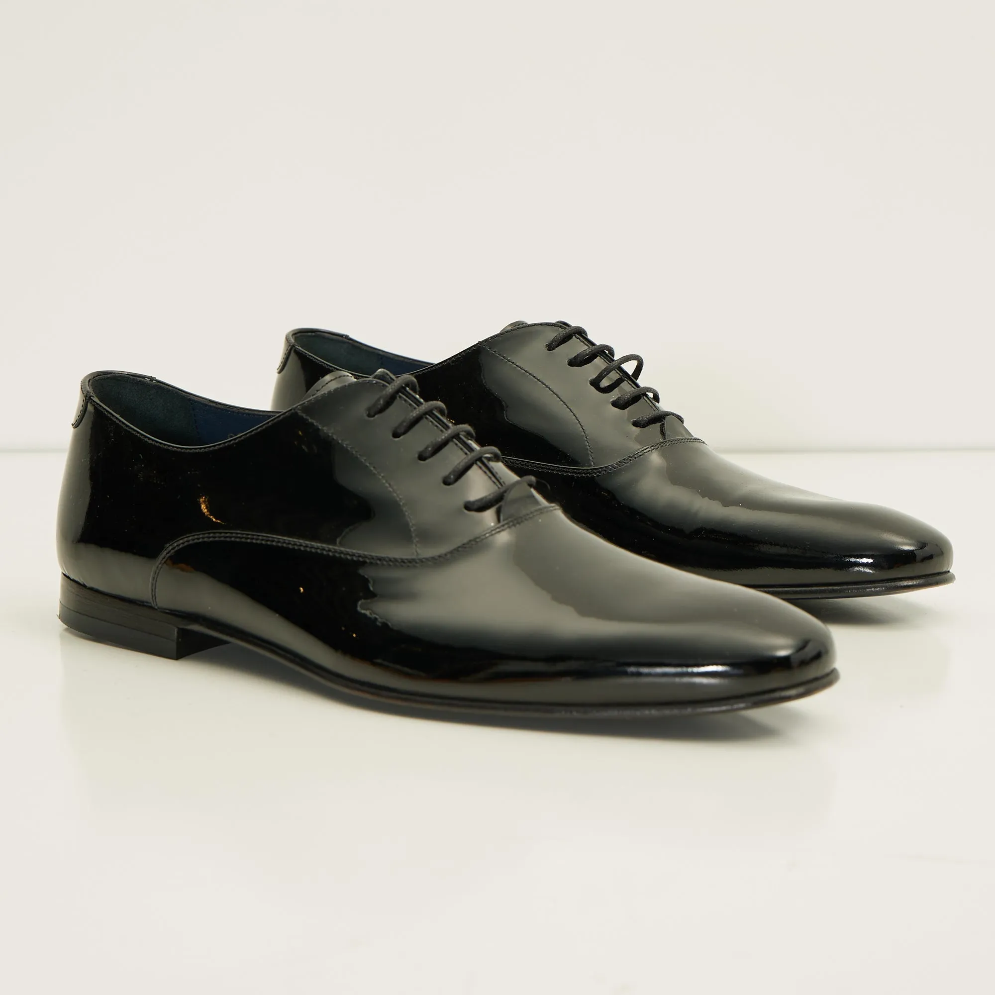 Patent Leather Oxfords - Black
