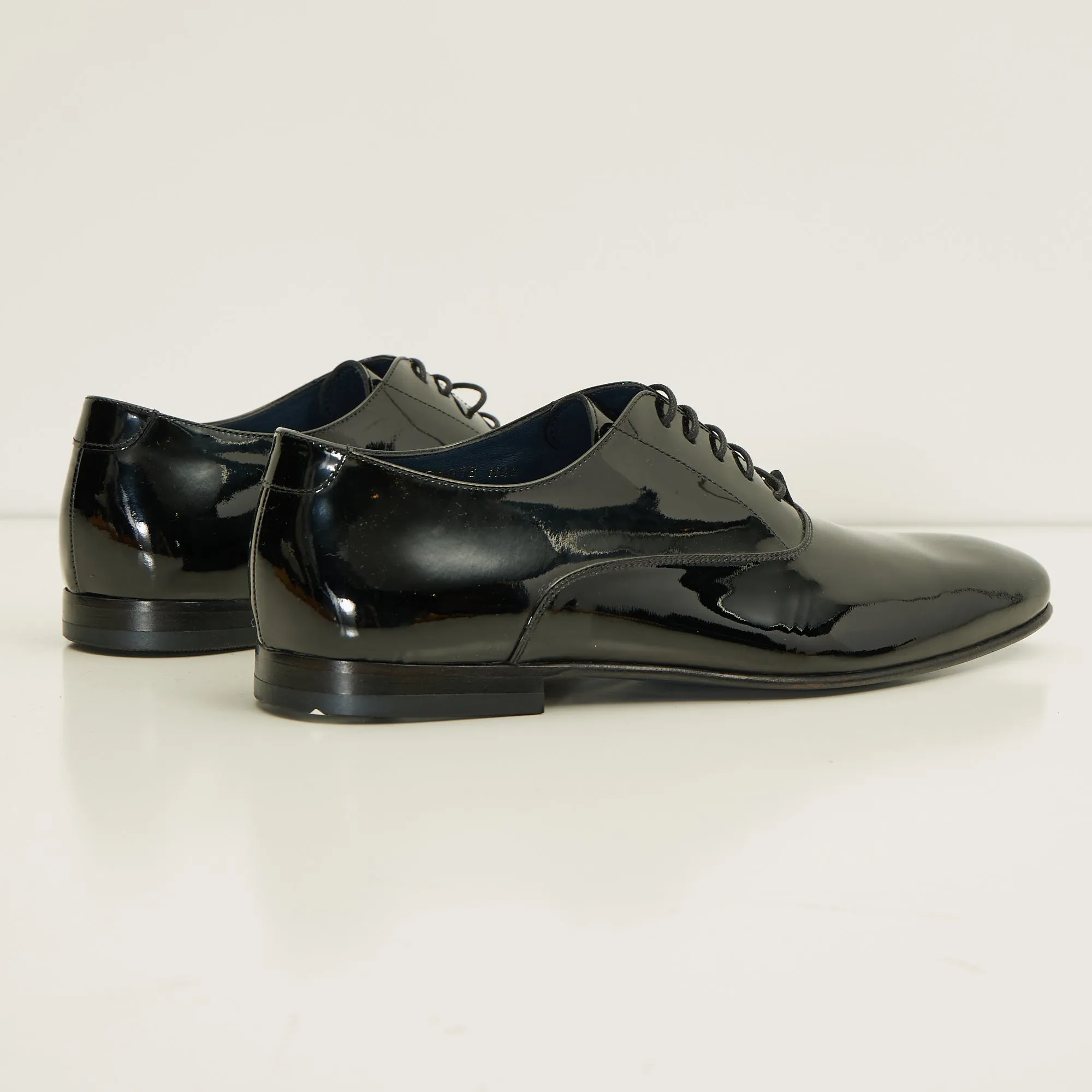Patent Leather Oxfords - Black