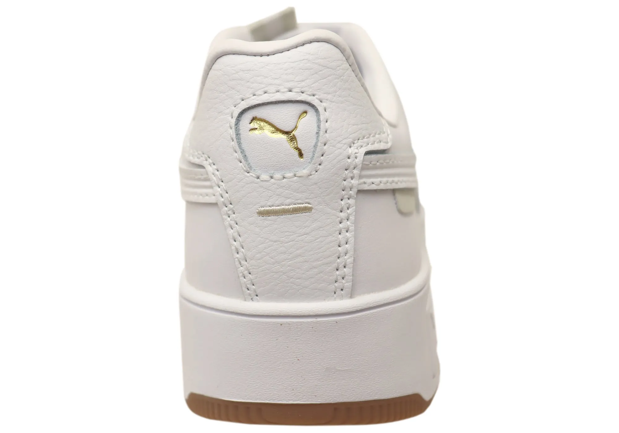 Puma Womens Carina Street Lux Stylish Lace Up Sneakers