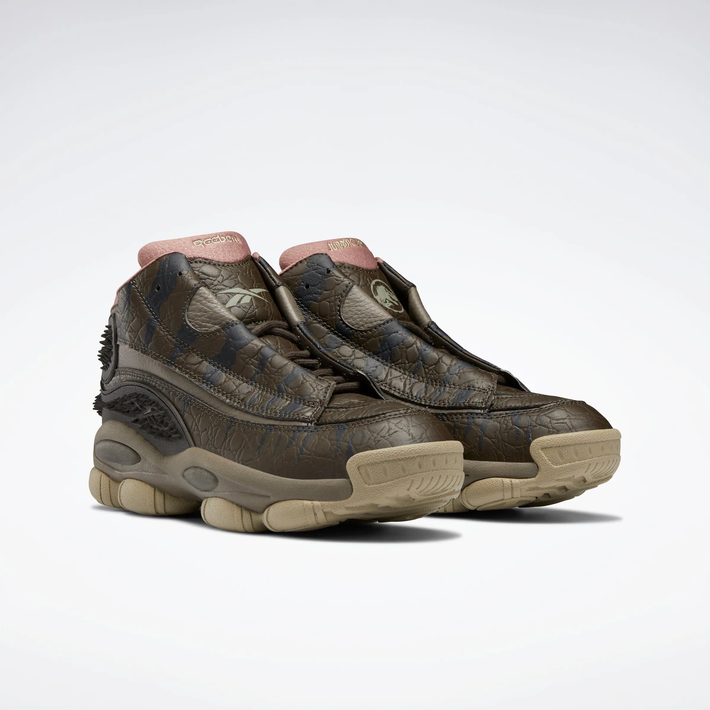 Reebok Footwear Men Jurassic World The Answer Dmx Shoes Stone/Clisto/Parear