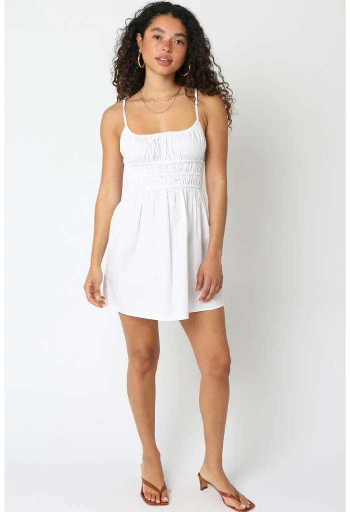 Sabrina Mini Dress-White