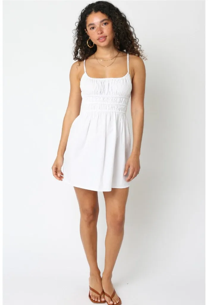 Sabrina Mini Dress-White