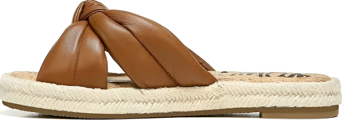 Sam Edelman Abbene New Saddle Fashion Slip On Knotted Slide Sandals