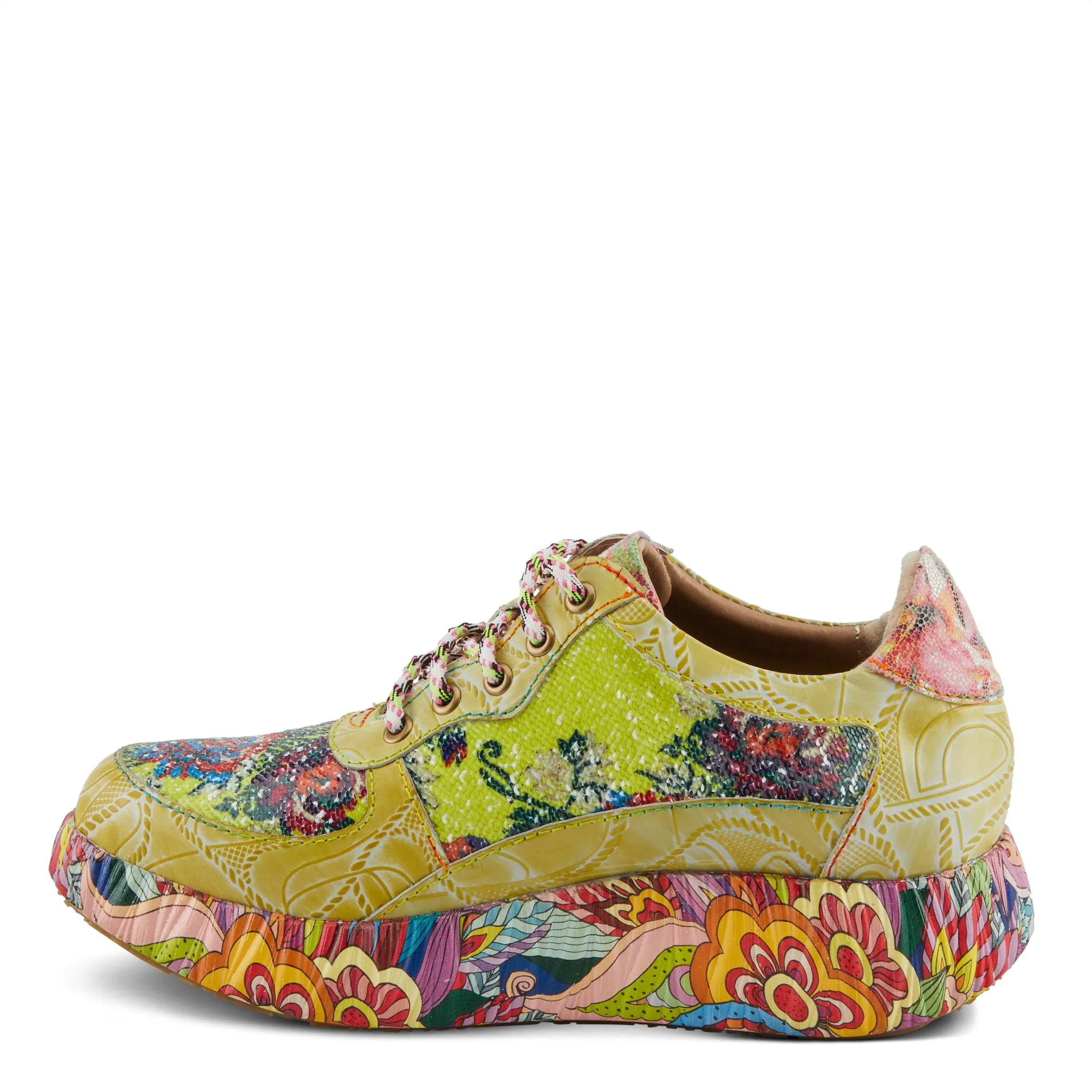 Spring Step Shoes  L'Artiste Caffey Sneakers Women’s Multicolor Leather