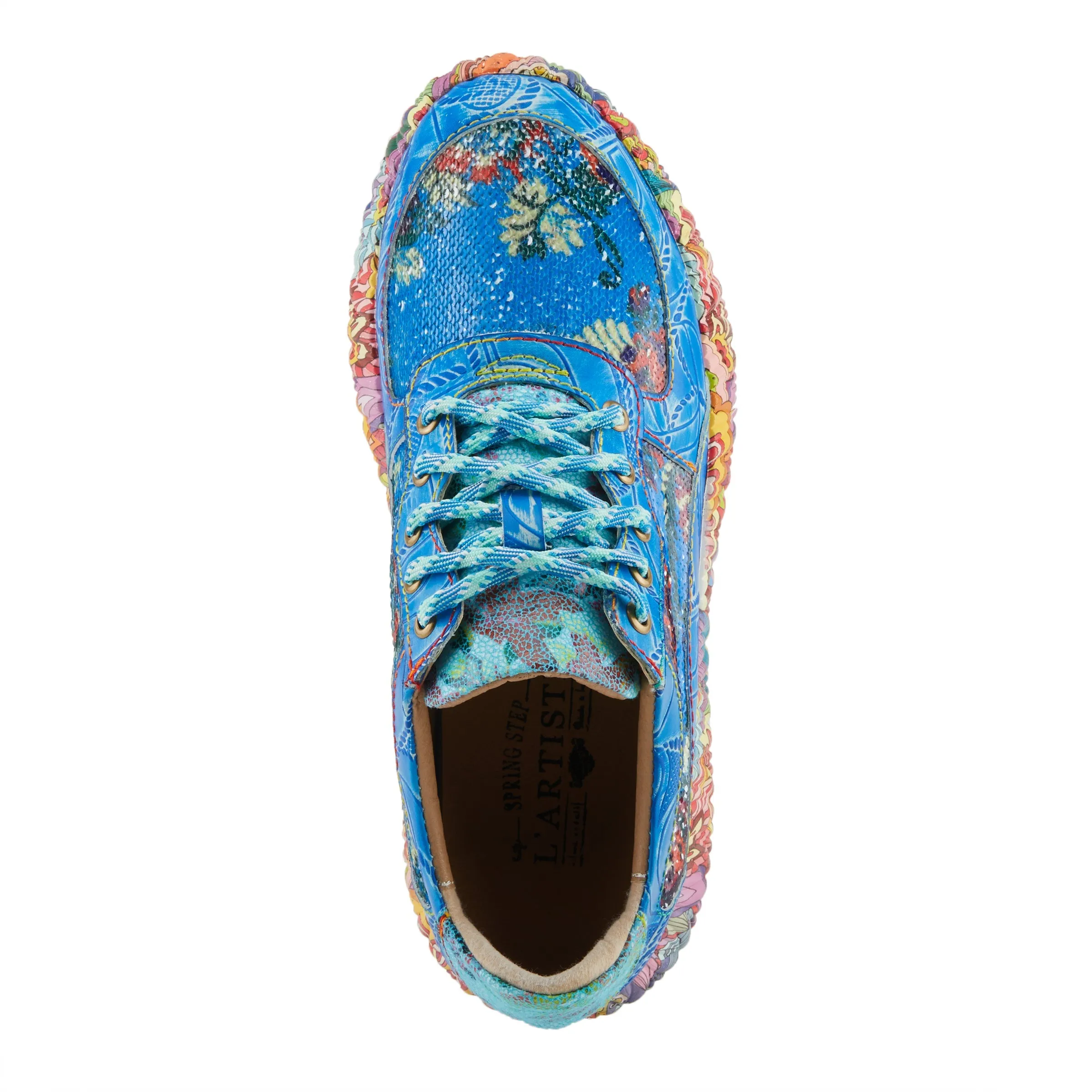 Spring Step Shoes  L'Artiste Caffey Sneakers Women’s Multicolor Leather