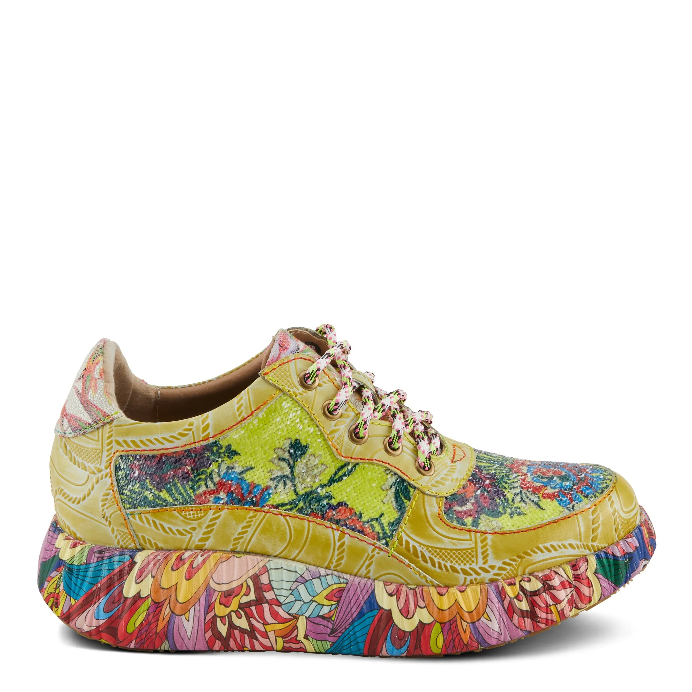 Spring Step Shoes  L'Artiste Caffey Sneakers Women’s Multicolor Leather