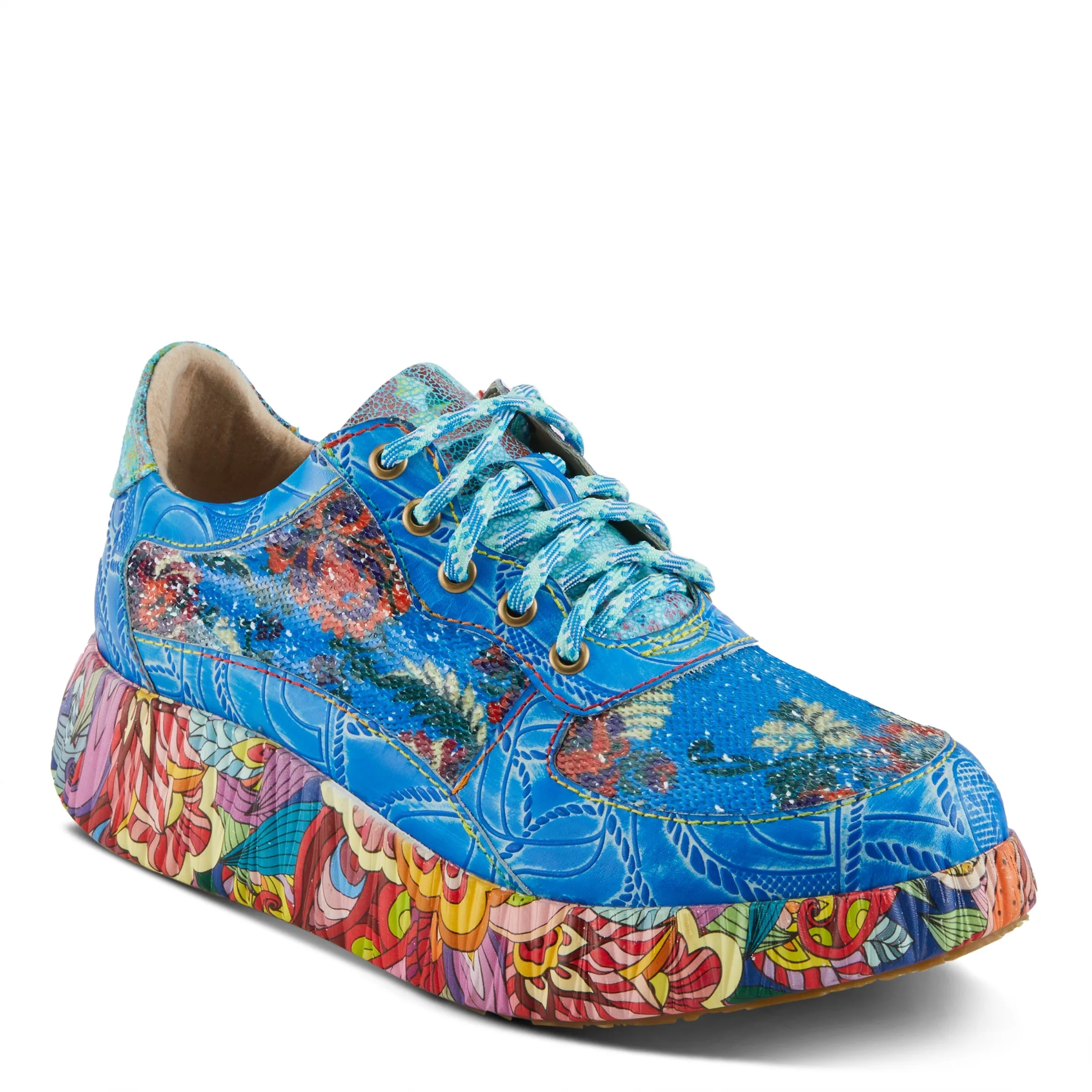 Spring Step Shoes  L'Artiste Caffey Sneakers Women’s Multicolor Leather
