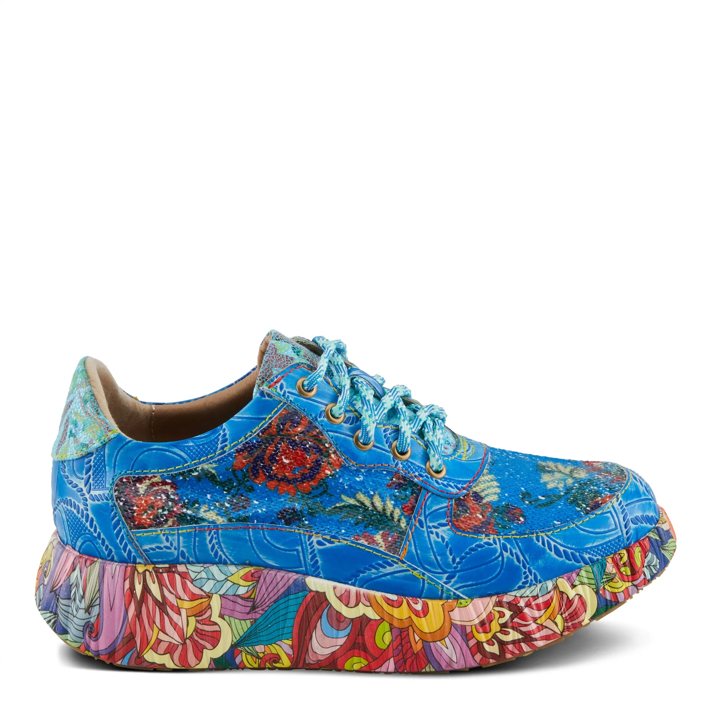 Spring Step Shoes  L'Artiste Caffey Sneakers Women’s Multicolor Leather