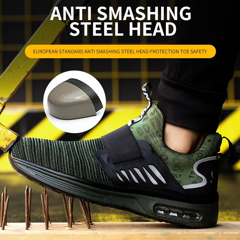 Stylish Men's Safely Sneakers for Work & Play
