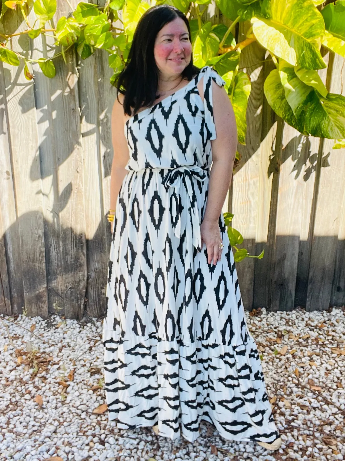 The Camila One-Shoulder Maxi Dress