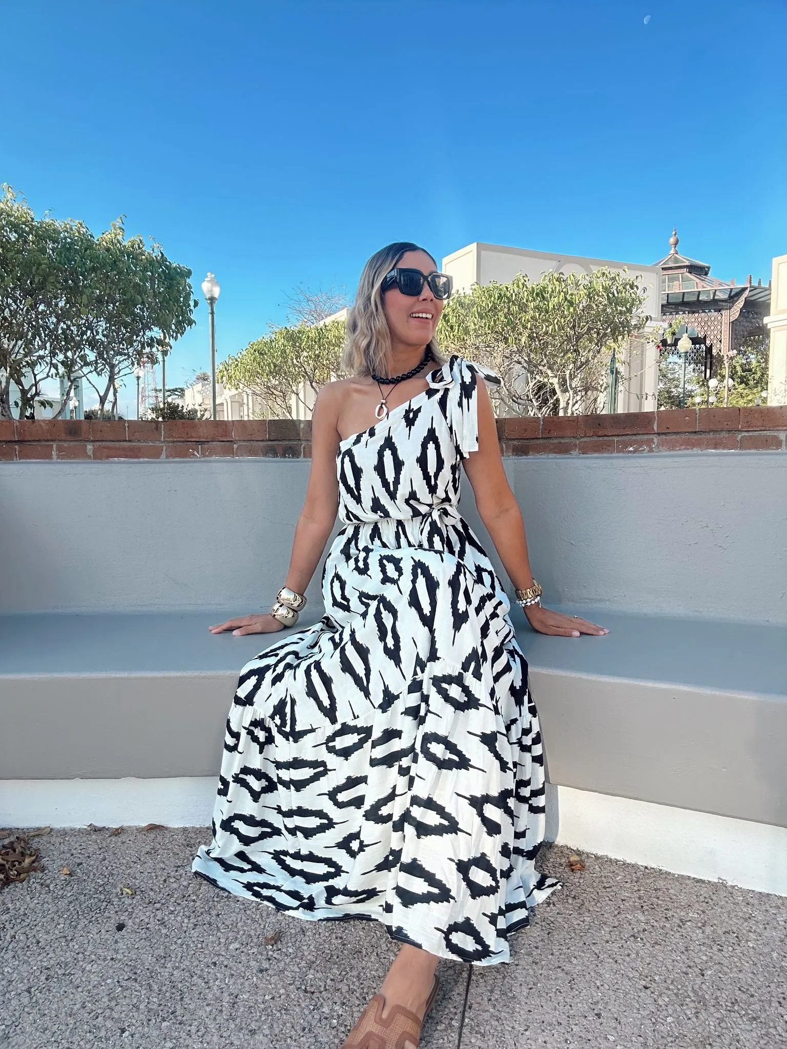 The Camila One-Shoulder Maxi Dress