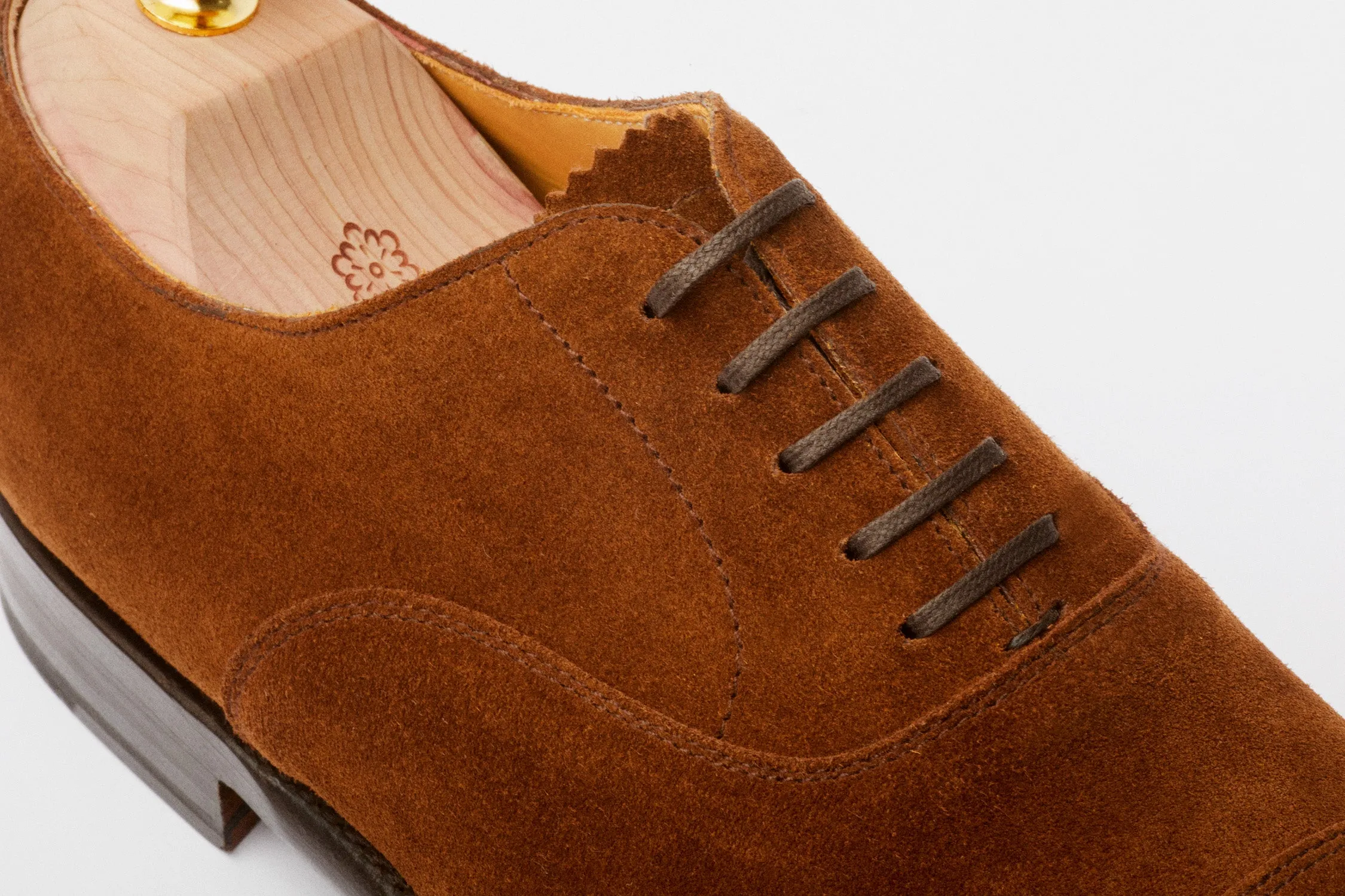 The Oxford - Medium Brown Suede