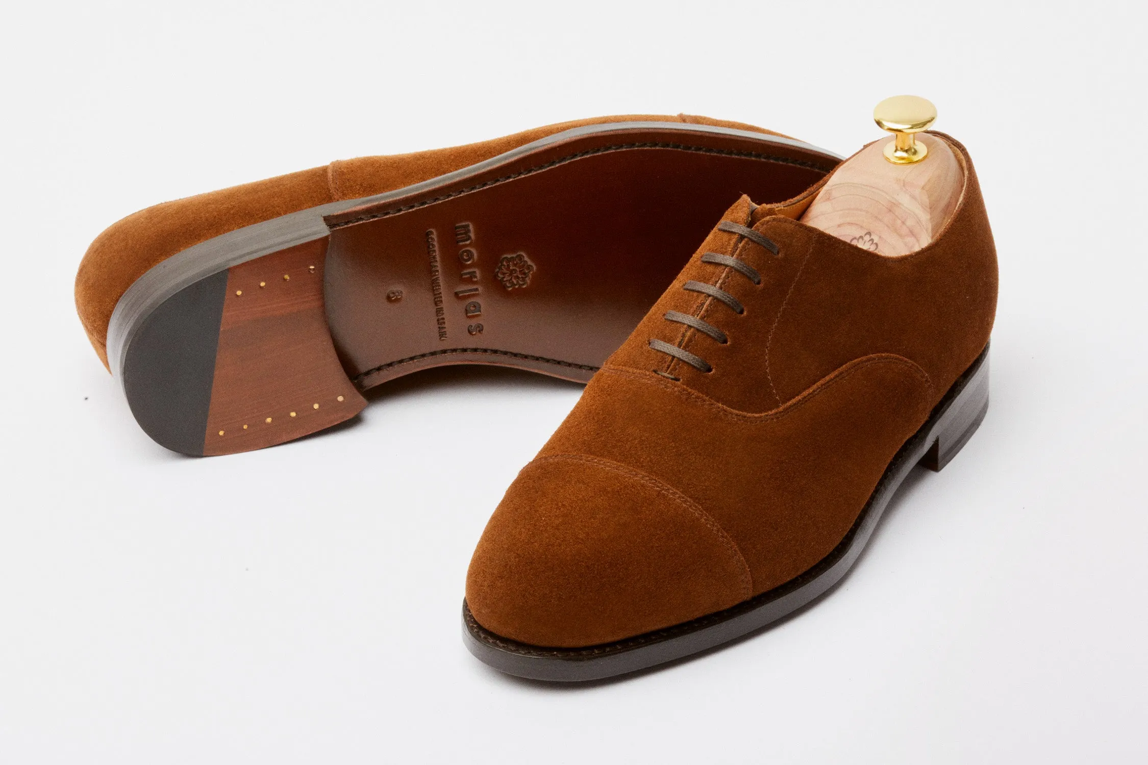 The Oxford - Medium Brown Suede