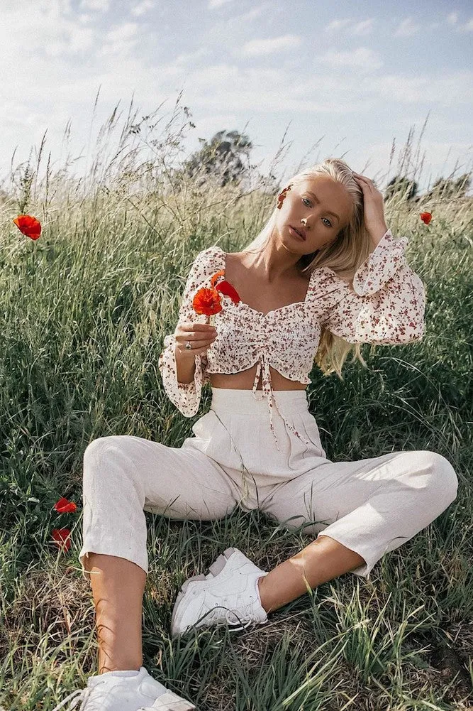 Vintage Vinyl Pants Natural