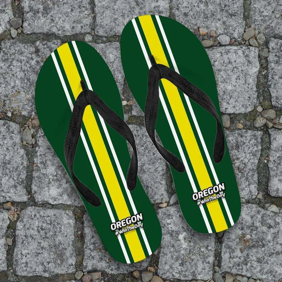 #WinTheDay Oregon Flip Flops